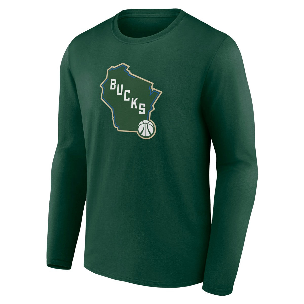 NBA - Milwaukee Bucks Alternate Logo Long Sleeve T-Shirt - Green