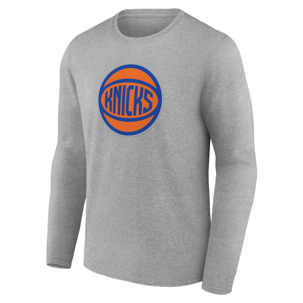 NBA - New York Knicks Alternate Logo Long Sleeve T-Shirt - Gray
