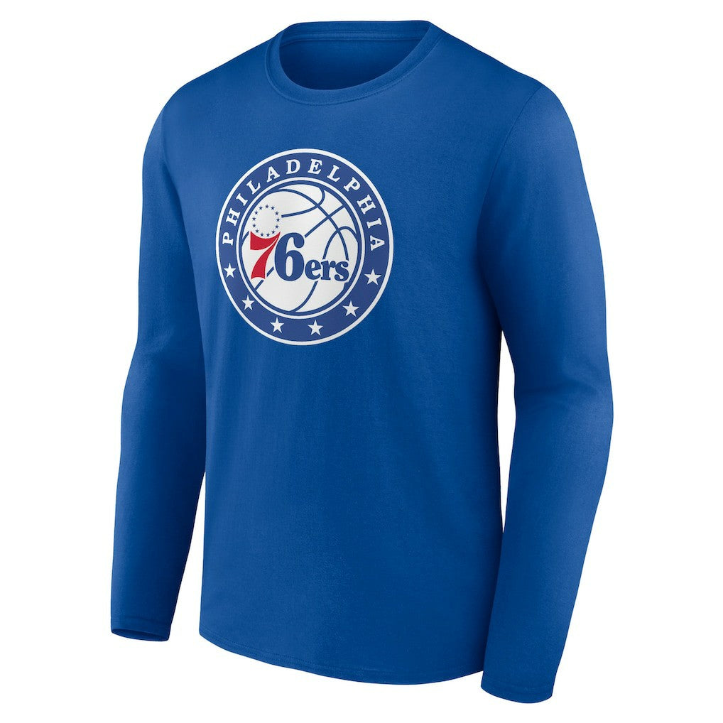NBA - Philadelphia 76ers Alternate Logo Long Sleeve T-Shirt - Royal