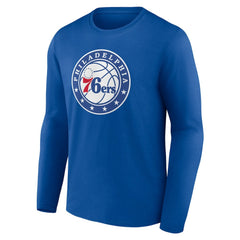 NBA - Philadelphia 76ers Alternate Logo Long Sleeve T-Shirt - Royal