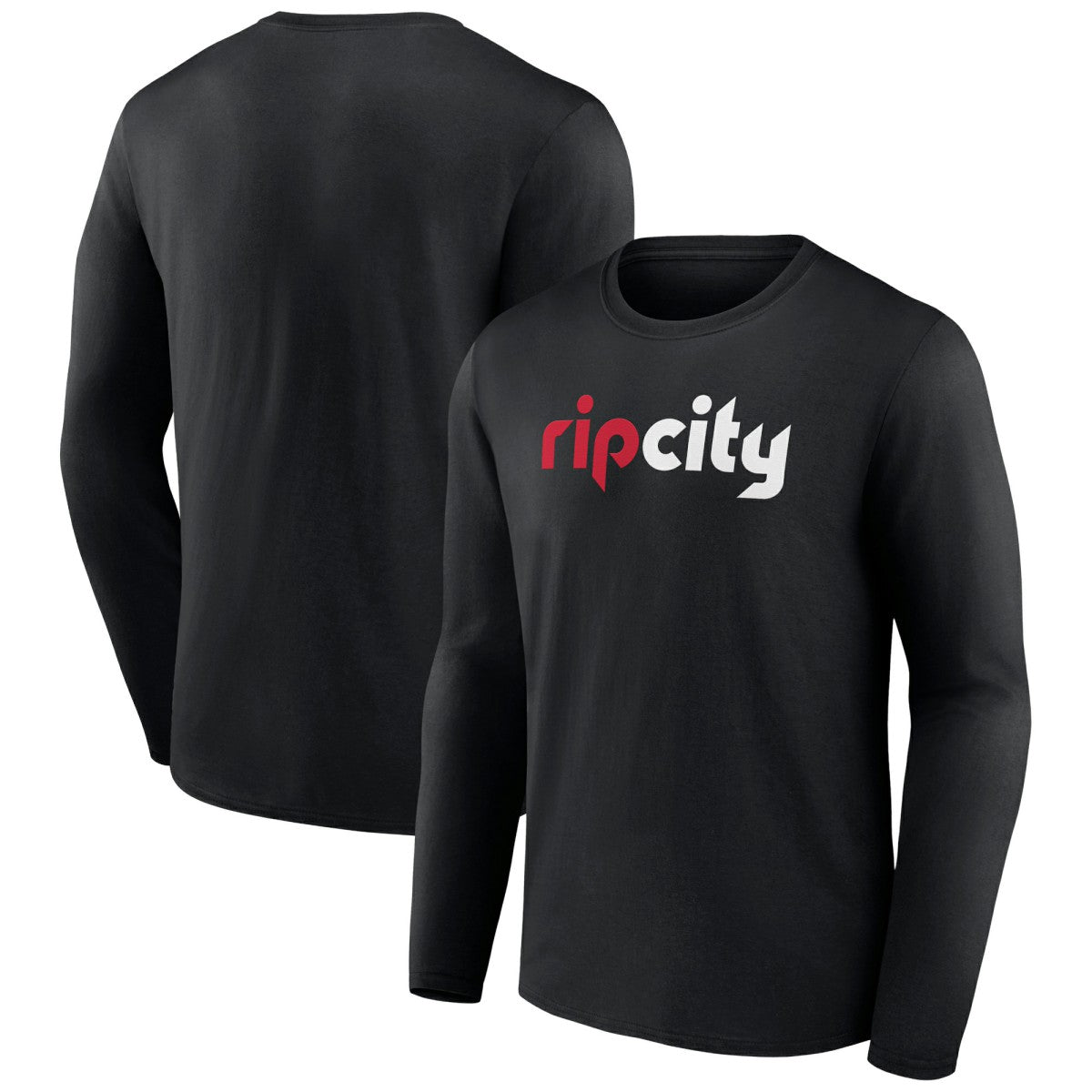 NBA - Portland Trail Blazers Alternate Logo Long Sleeve T-Shirt - Black