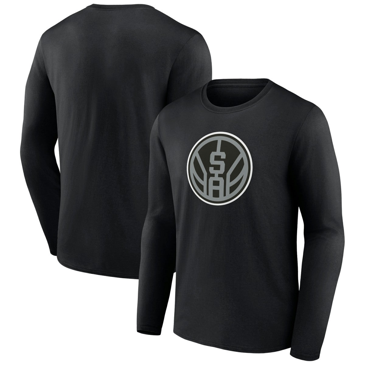 NBA - San Antonio Spurs Alternate Logo Long Sleeve T-Shirt - Black