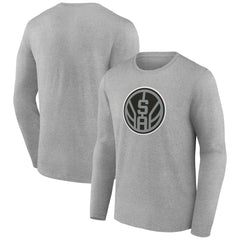 NBA - San Antonio Spurs Alternate Logo Long Sleeve T-Shirt - Gray