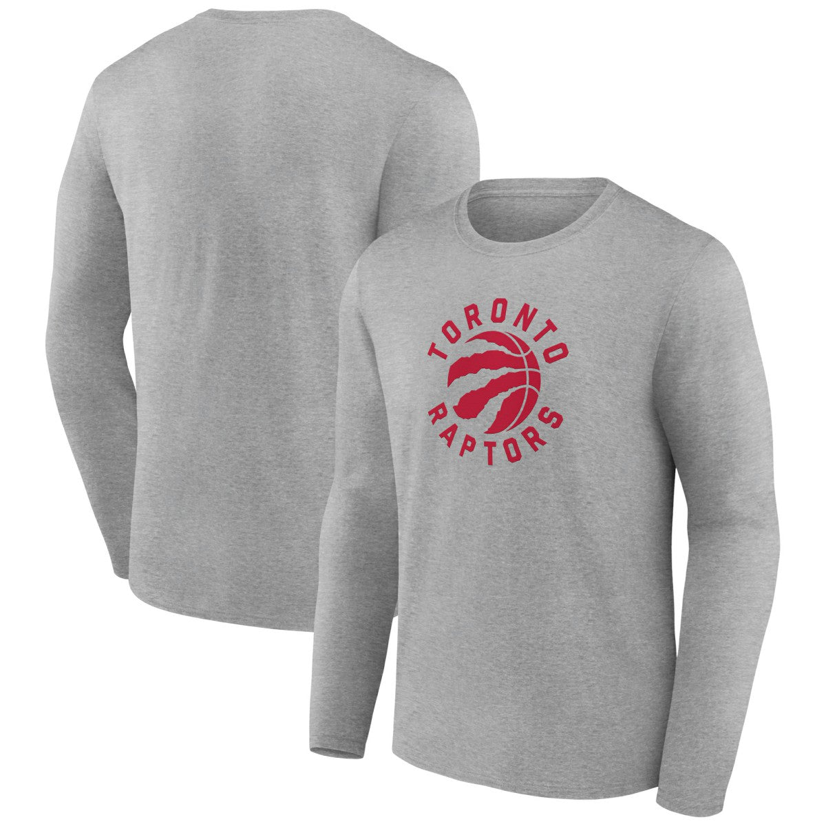 NBA - Toronto Raptors Alternate Logo Long Sleeve T-Shirt - Gray