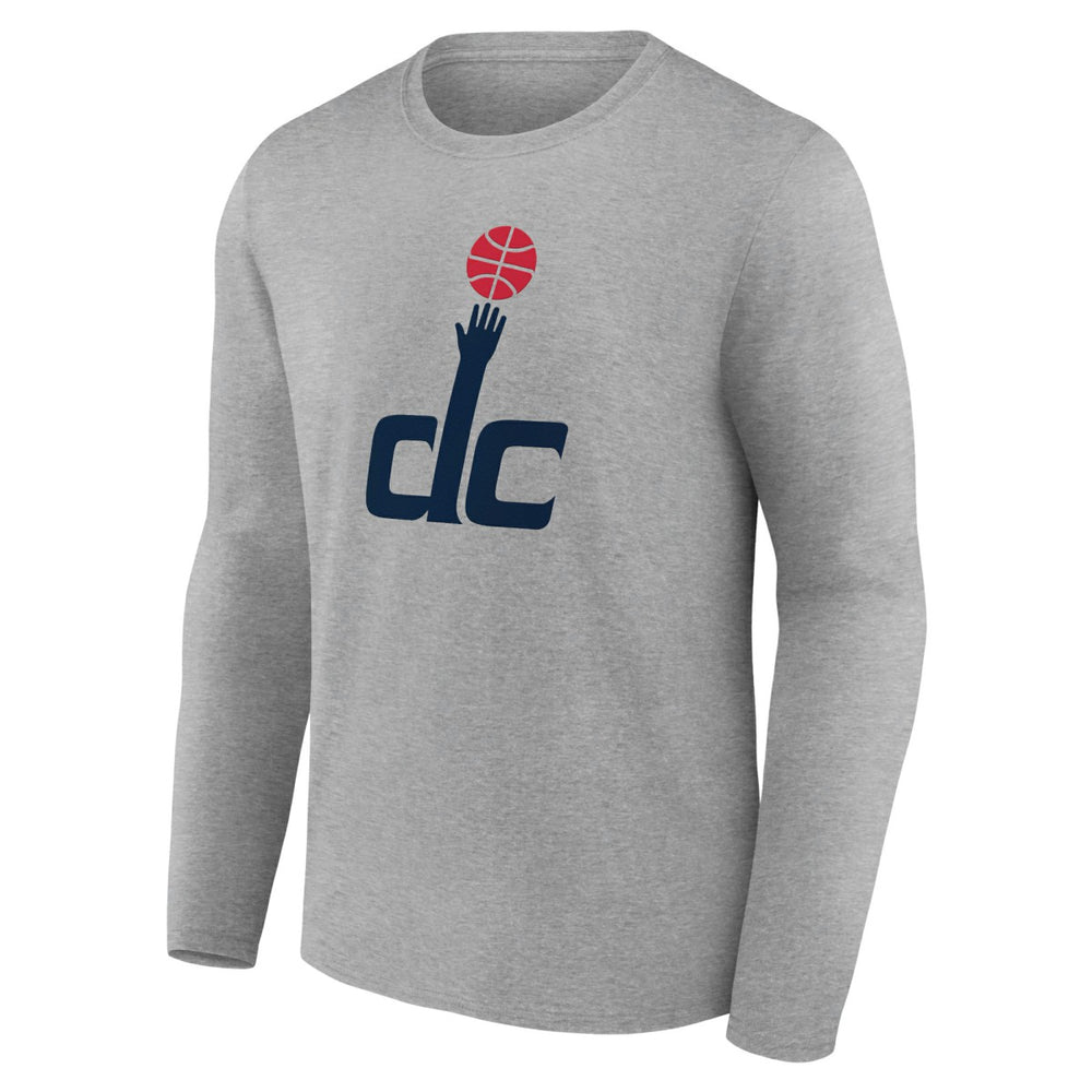 NBA - Washington Wizards Alternate Logo Long Sleeve T-Shirt - Gray