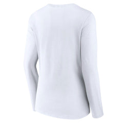 NBA - Memphis Grizzlies Women's Alternate Logo V-Neck Long Sleeve T-Shirt - White