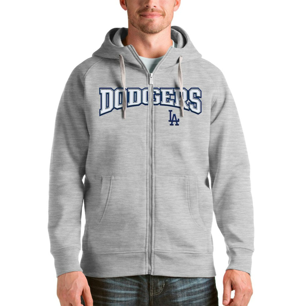Los Angeles Dodgers Antigua Team Logo Victory Full-Zip Hoodie Online