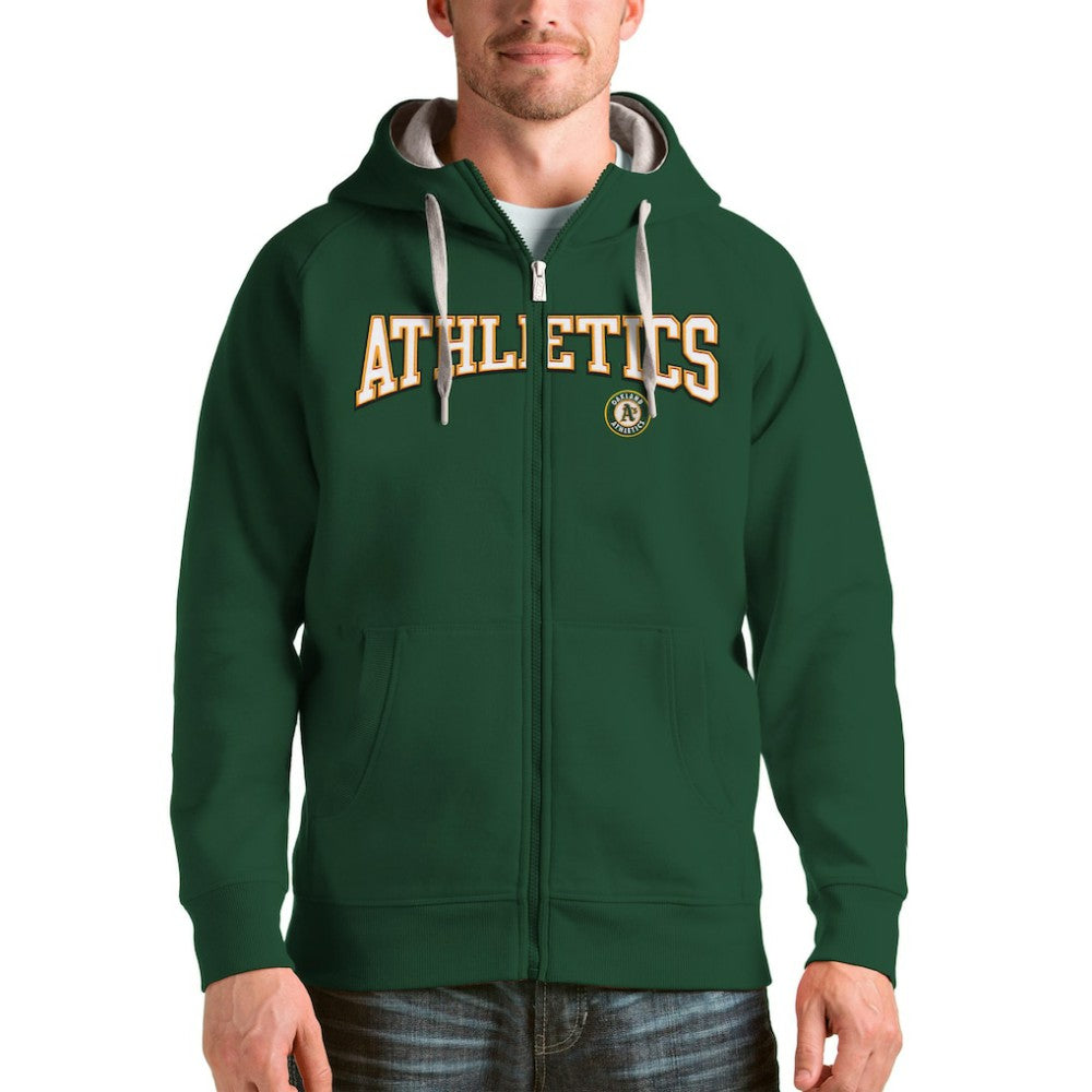 Athletics Antigua Team Logo Victory Full-Zip Hoodie Sale