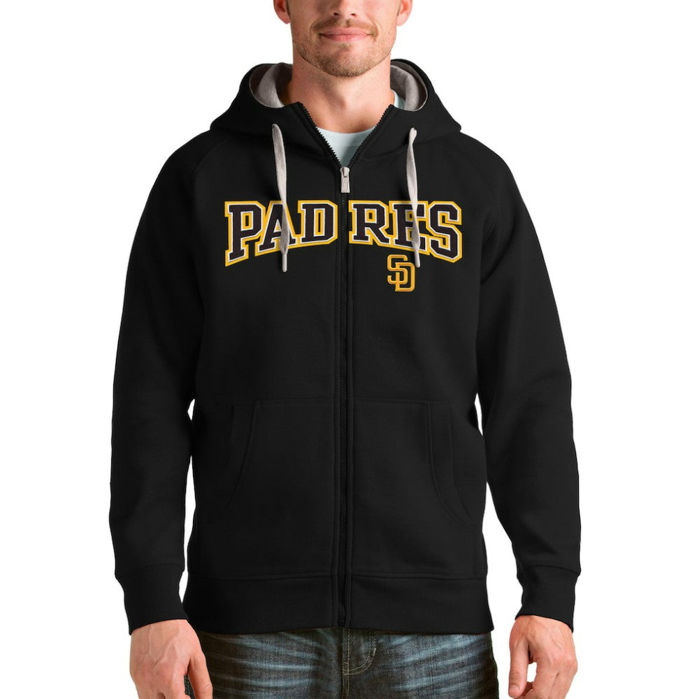 San Diego Padres Antigua Team Logo Victory Full-Zip Hoodie Online