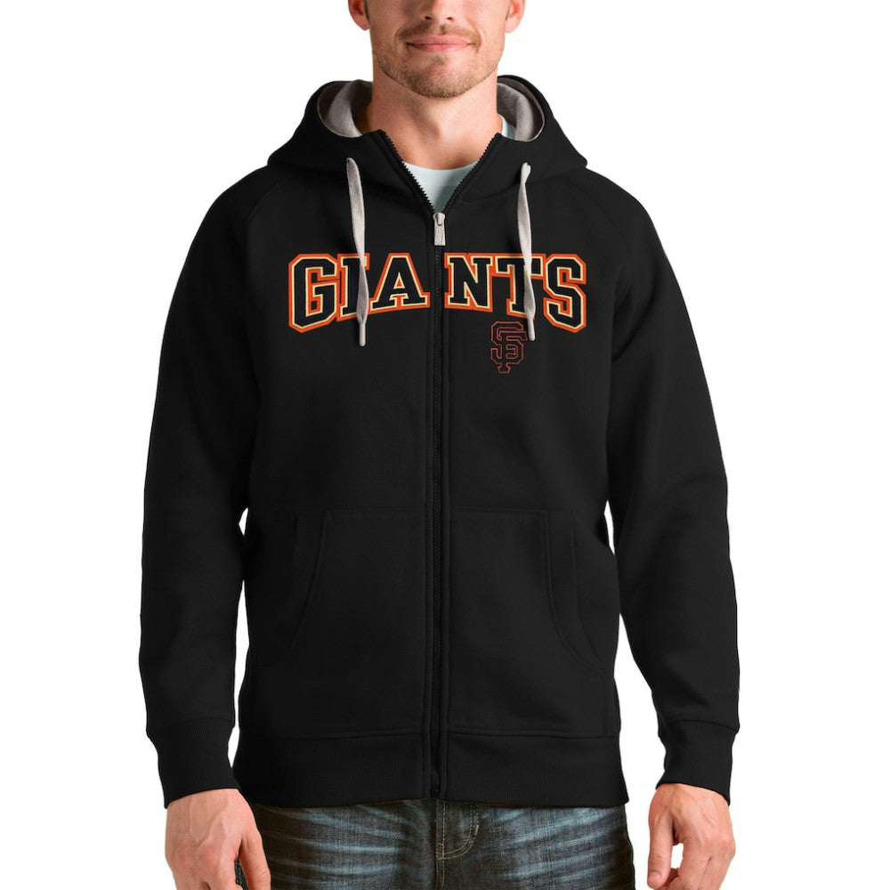 San Francisco Giants Antigua Team Logo Victory Full-Zip Hoodie discount