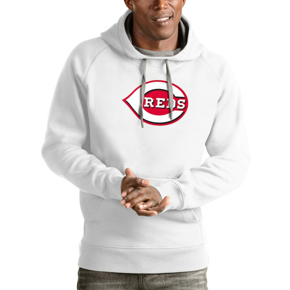 Cincinnati Reds Antigua Victory Pullover Team Logo Hoodie discount