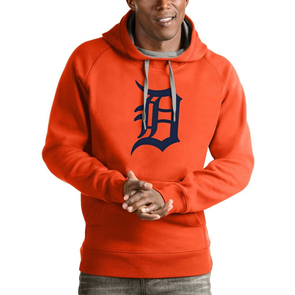 Detroit Tigers Antigua Victory Pullover Team Logo Hoodie On Sale