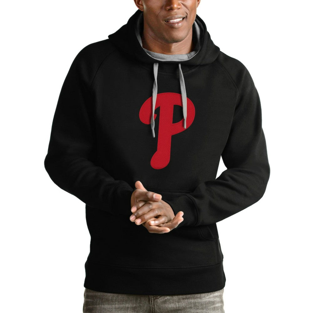 Philadelphia Phillies Antigua Victory Pullover Team Logo Hoodie Clearance
