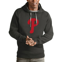 Philadelphia Phillies Antigua Victory Pullover Team Logo Hoodie Clearance