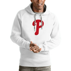 Philadelphia Phillies Antigua Victory Pullover Team Logo Hoodie discount