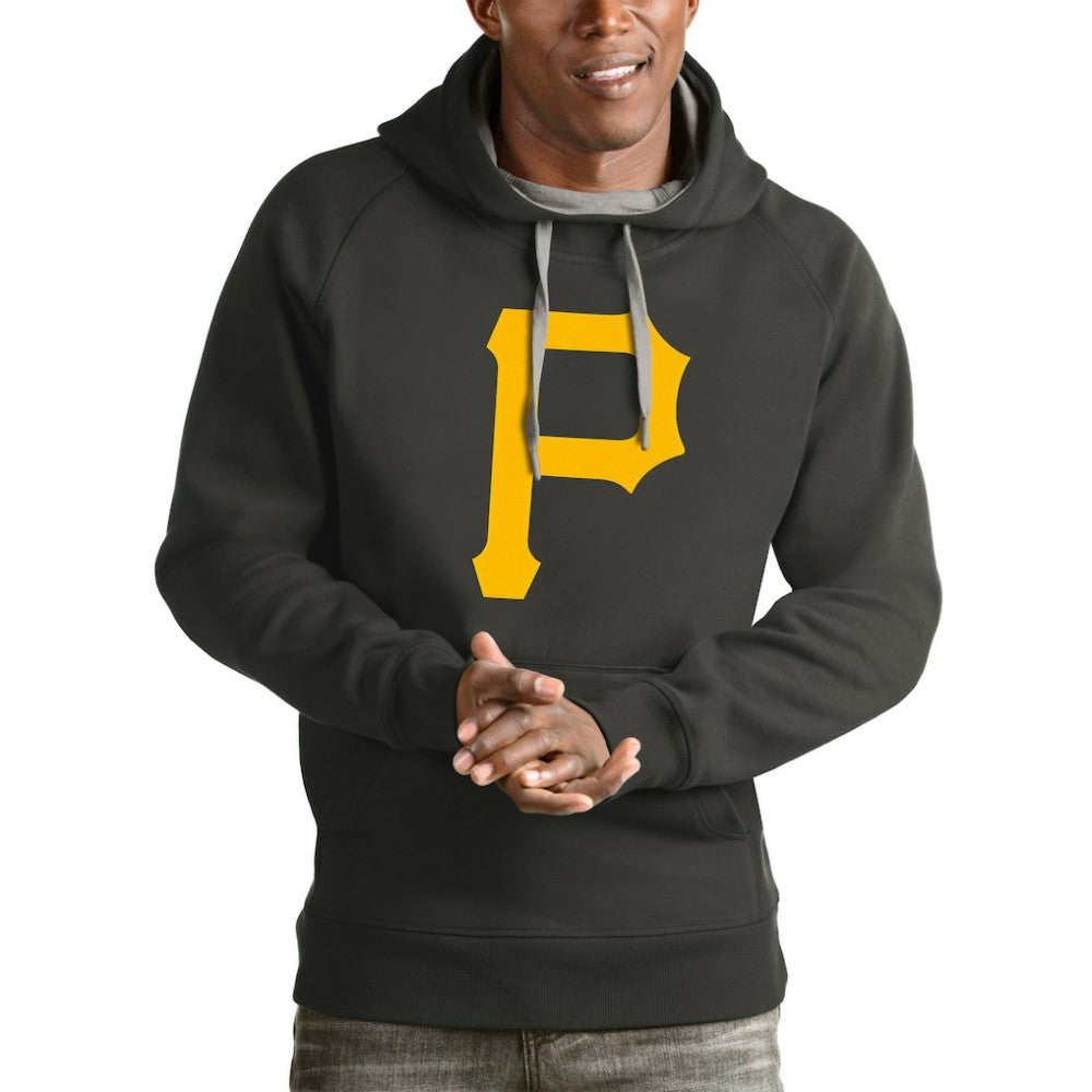 Pittsburgh Pirates Antigua Victory Pullover Team Logo Hoodie Lifestyle