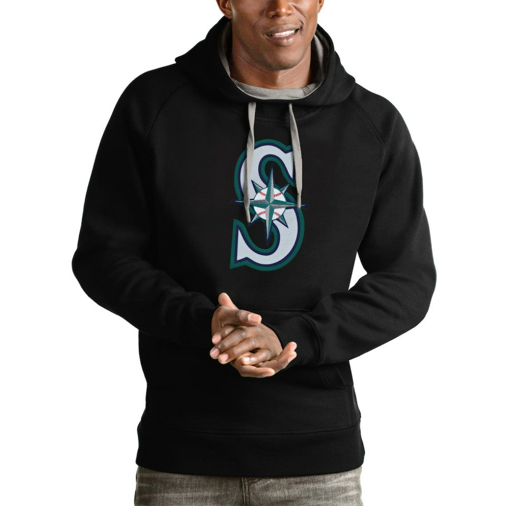 Seattle Mariners Antigua Victory Pullover Team Logo Hoodie discount