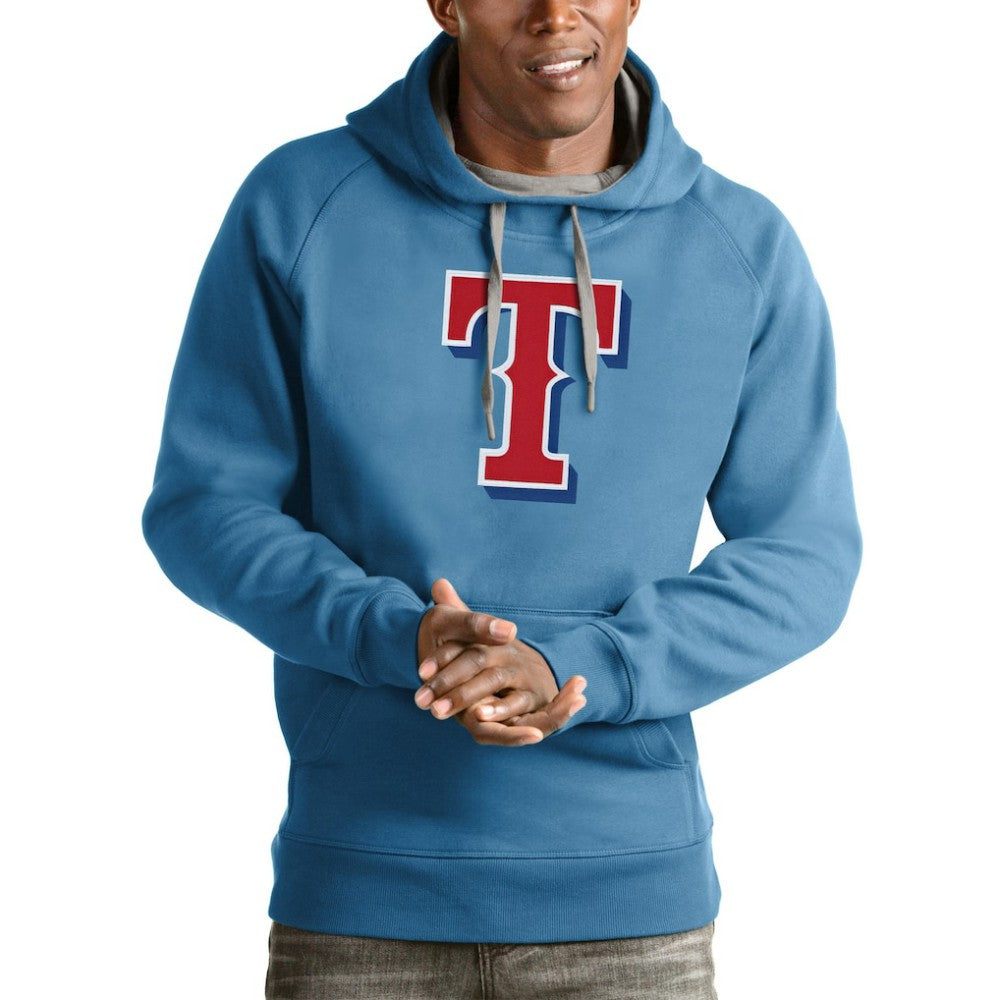 Texas Rangers Antigua Victory Pullover Team Logo Hoodie Near Me