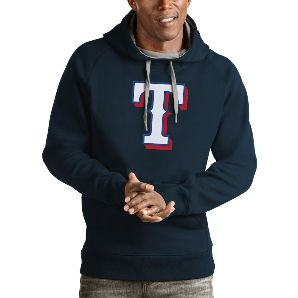 Texas Rangers Antigua Victory Pullover Team Logo Hoodie Sale