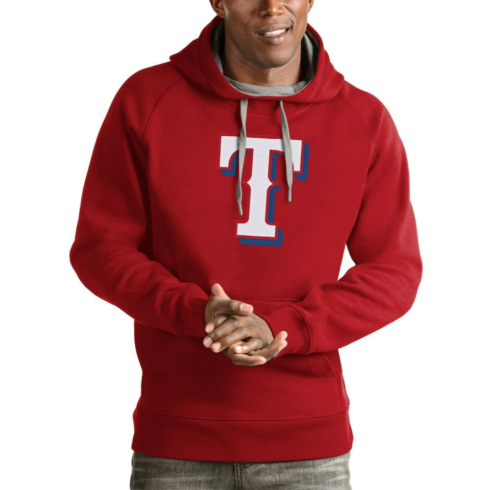 Texas Rangers Antigua Victory Pullover Team Logo Hoodie for sale