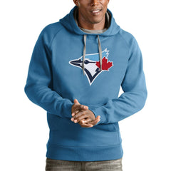 Toronto Blue Jays Antigua Victory Pullover Team Logo Hoodie Clearance