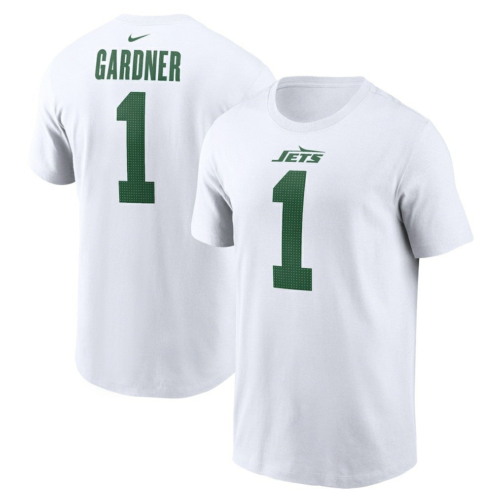 Ahmad Sauce Gardner New York Jets Legacy Player Name & Number T-Shirt White - Nike
