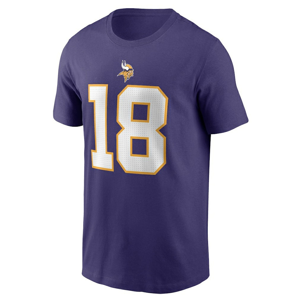 Justin Jefferson Minnesota Vikings Classic Player Name & Number T-Shirt Purple - Nike