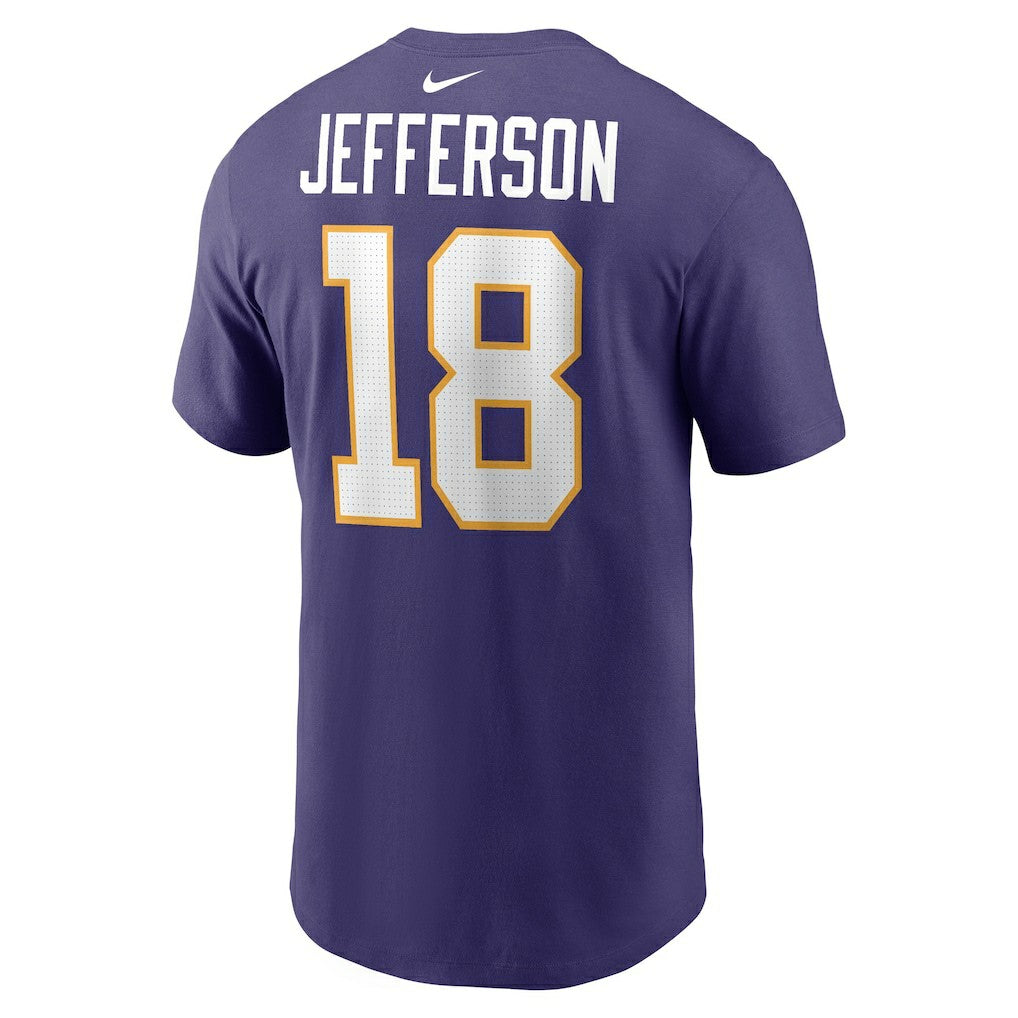 Justin Jefferson Minnesota Vikings Classic Player Name & Number T-Shirt Purple - Nike