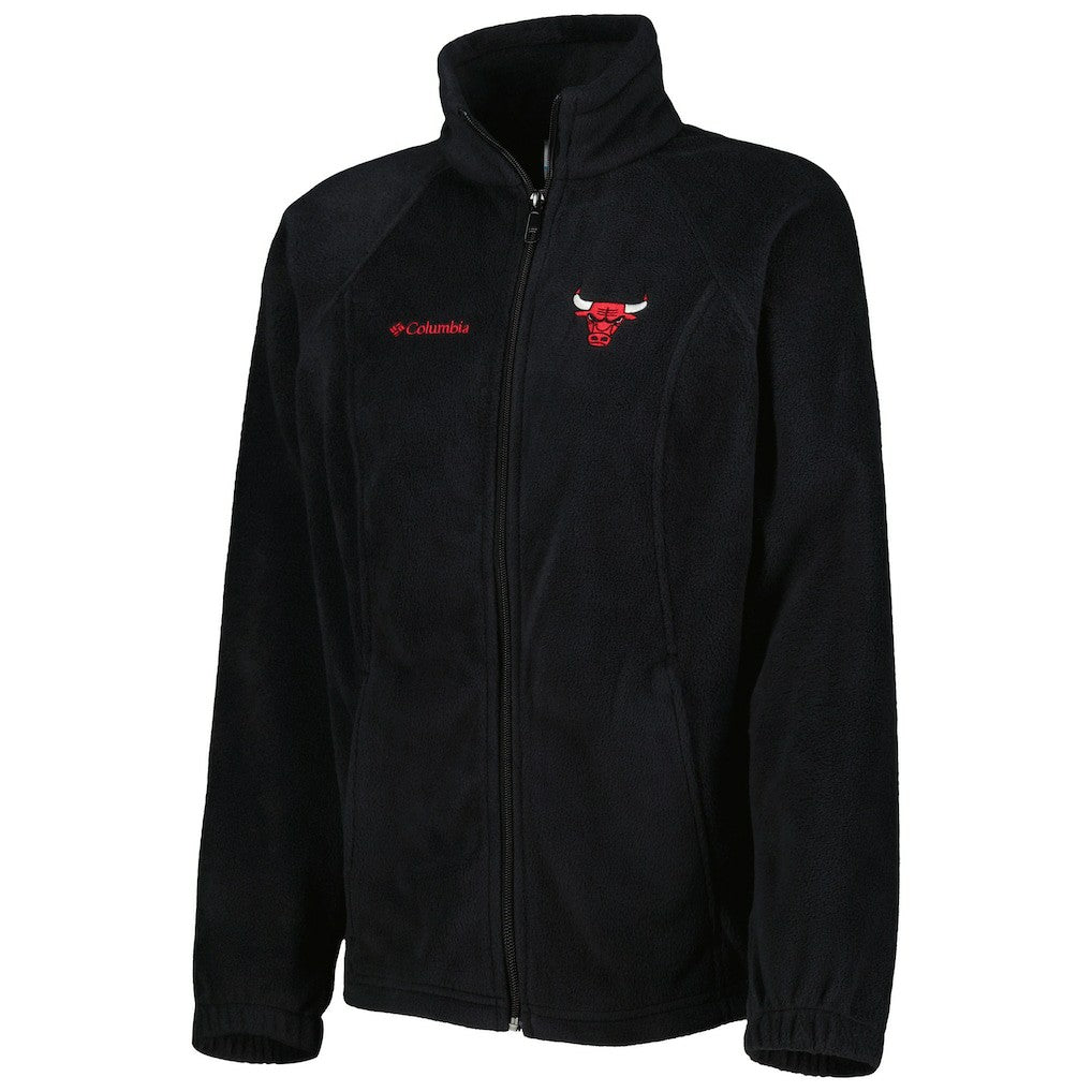 Columbia - Chicago Bulls Women's Benton Springs Raglan Full-Zip Jacket - Black