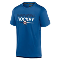 Winnipeg Jets - Fanatics Authentic Pro Tech T-Shirt Blue
