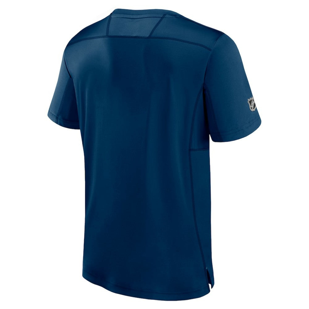 Seattle Kraken Fanatics Authentic Pro Tech T-Shirt Deep Sea Blue