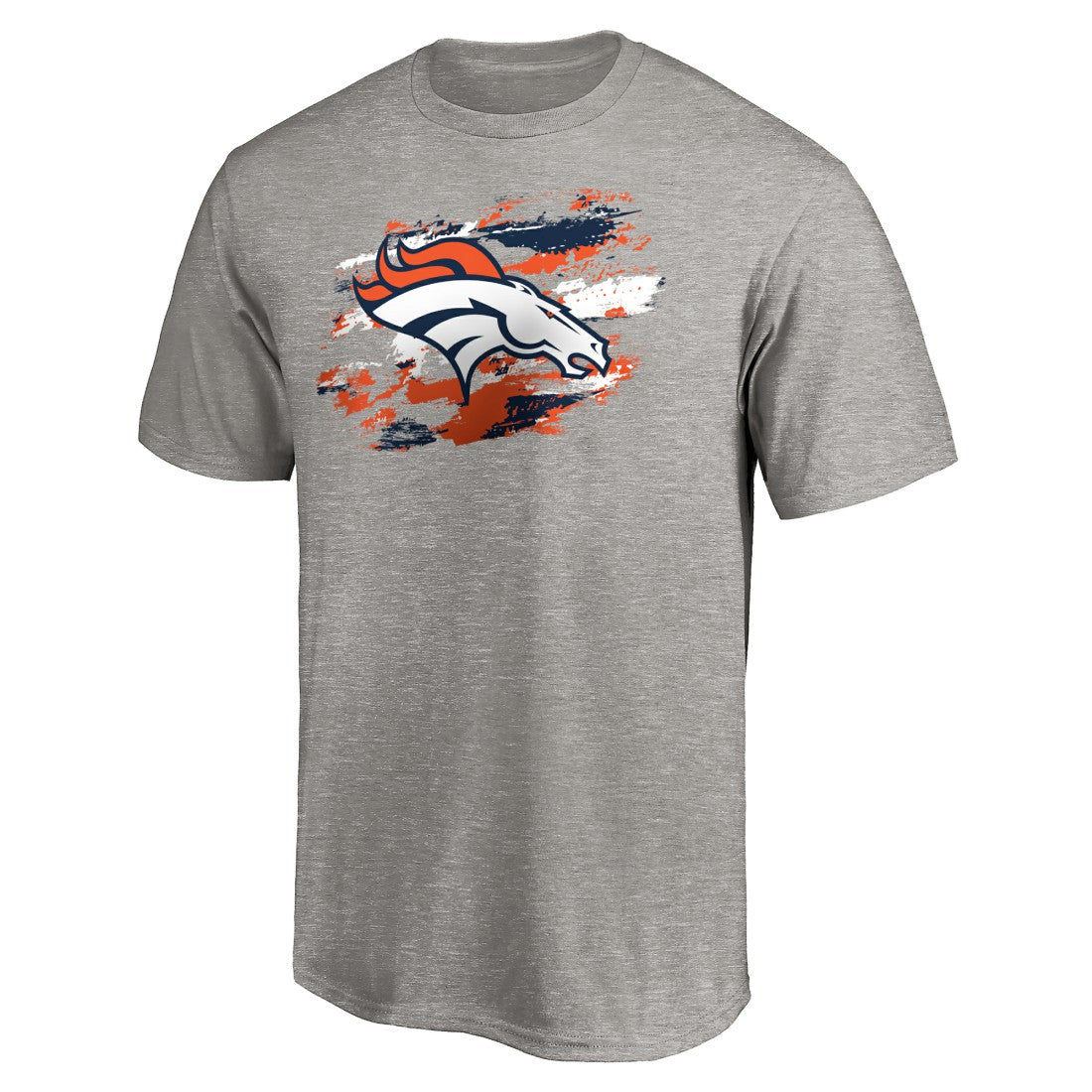 Denver Broncos True Color T-Shirt Heather Gray - NFL