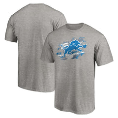 Detroit Lions True Color T-Shirt Heather Gray - NFL