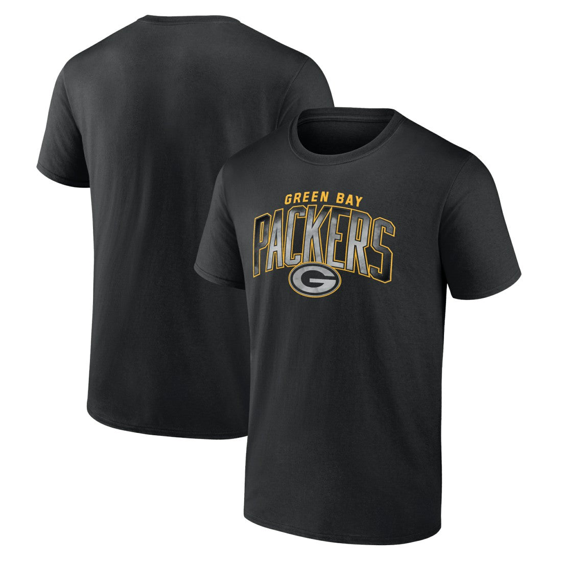 Green Bay Packers Smoke Arch T-Shirt Black - NFL