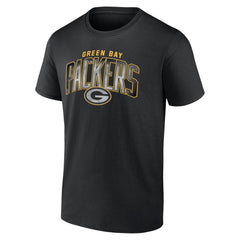 Green Bay Packers Smoke Arch T-Shirt Black - NFL