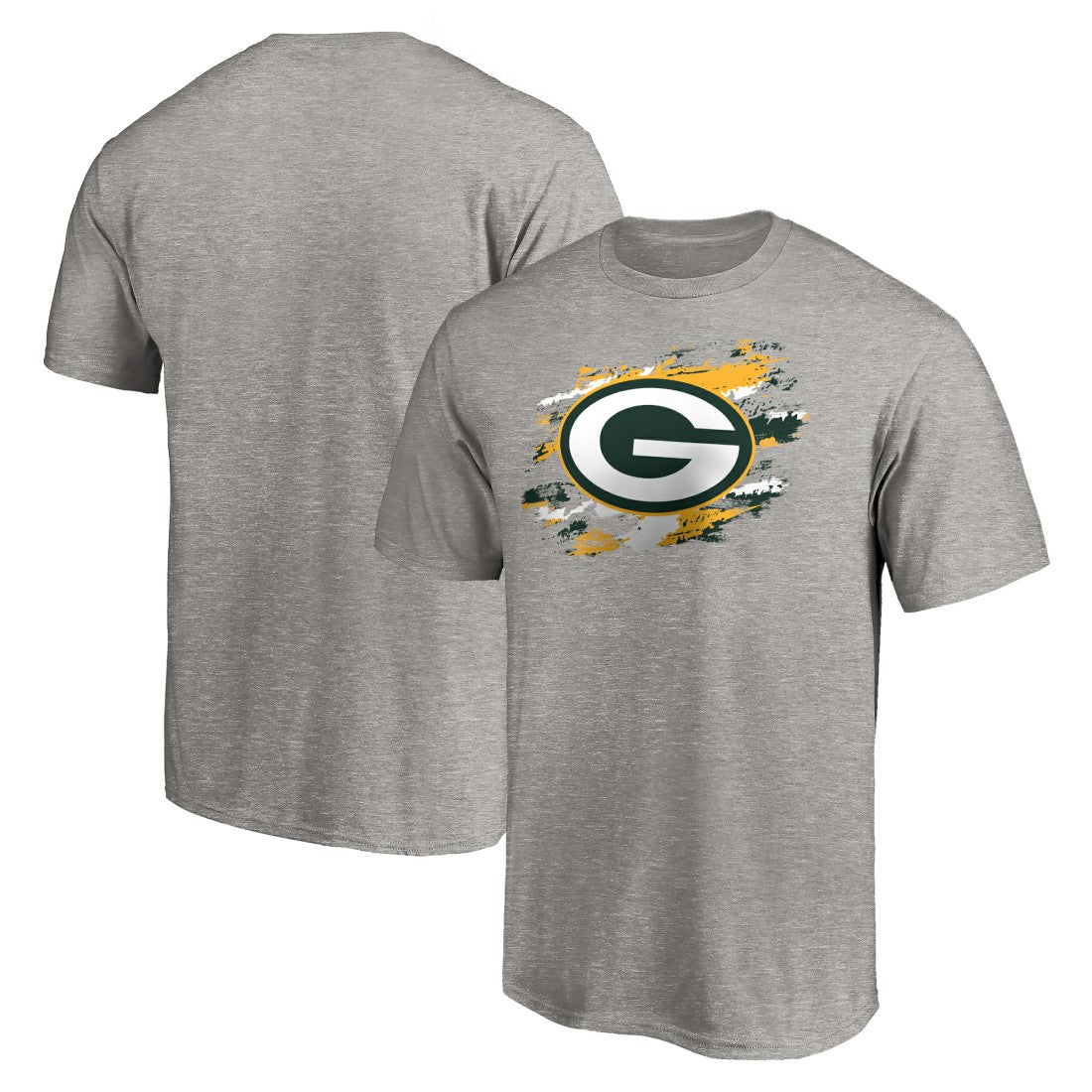 Green Bay Packers True Color T-Shirt Heather Gray - NFL
