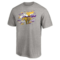 Minnesota Vikings True Color T-Shirt Heather Gray - NFL