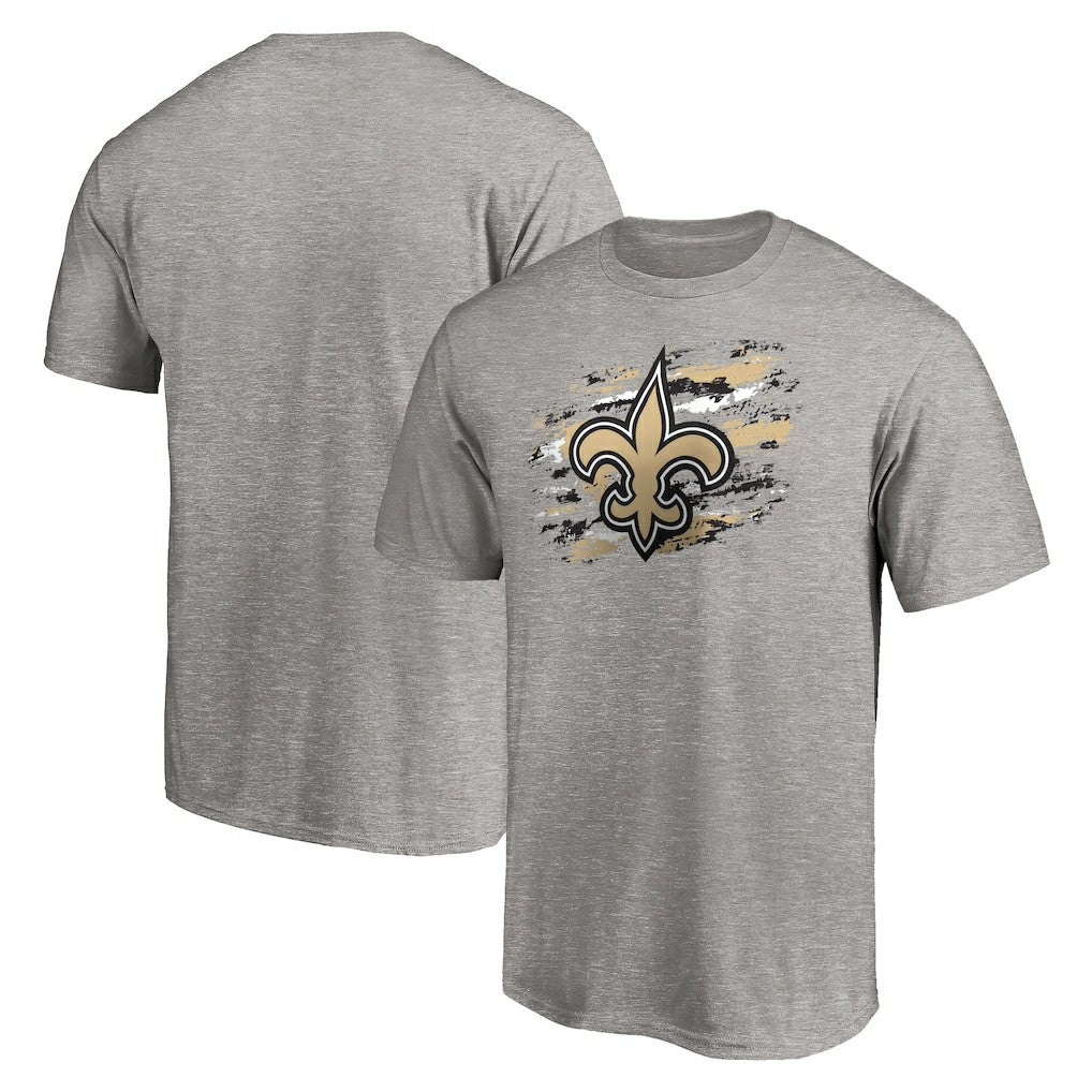 New Orleans Saints True Color T-Shirt Heather Gray - NFL