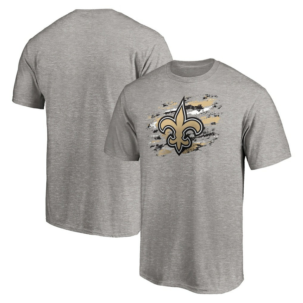 New Orleans Saints True Color T-Shirt Heather Gray - NFL