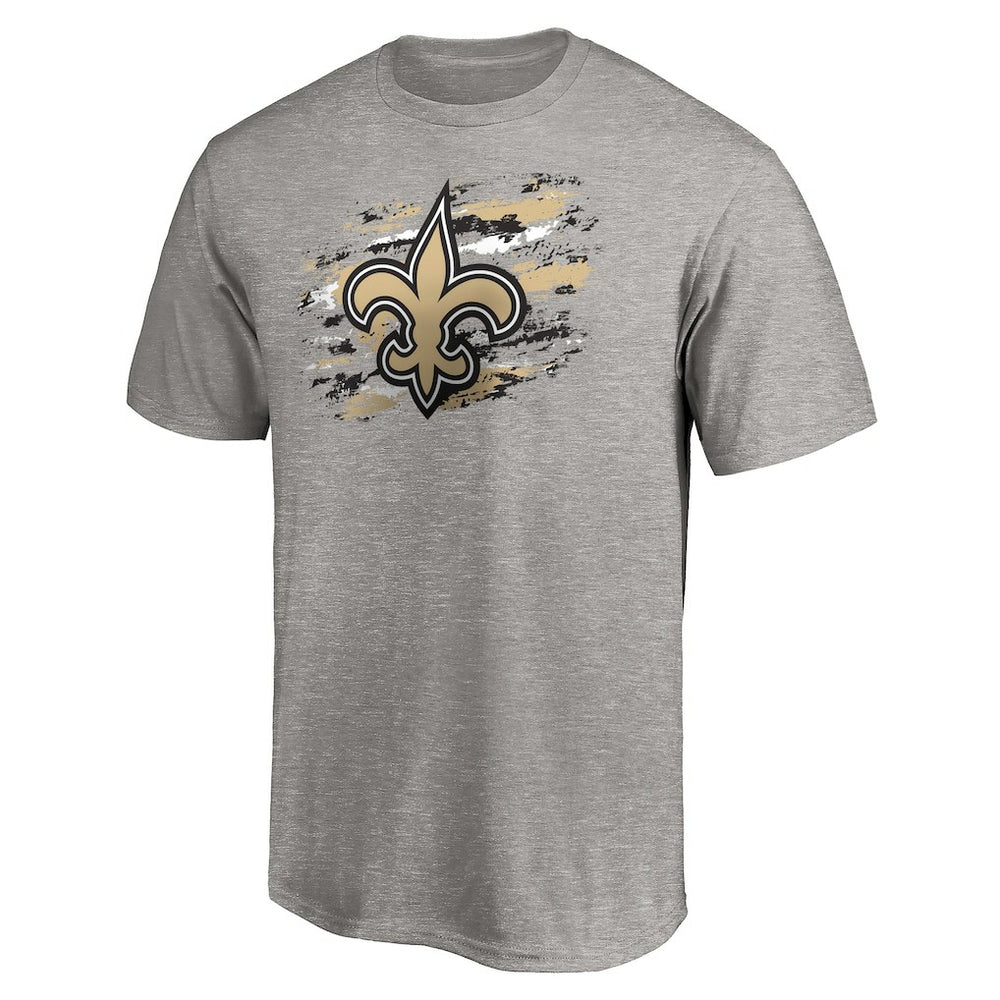 New Orleans Saints True Color T-Shirt Heather Gray - NFL