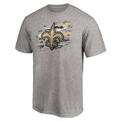 New Orleans Saints True Color T-Shirt Heather Gray - NFL