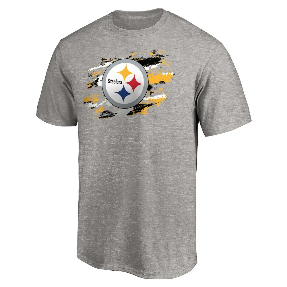 Pittsburgh Steelers True Color T-Shirt Heather Gray - NFL