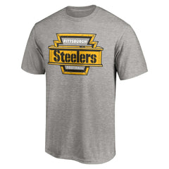 Pittsburgh Steelers Hometown Collection Hot Route T-Shirt Heather Gray - NFL