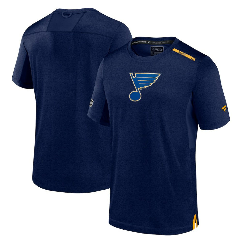 St. Louis Blues - Fanatics Authentic Pro Performance T-Shirt Navy