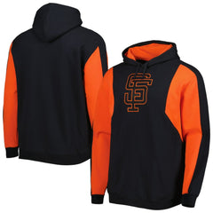 San Francisco Giants Mitchell & Ness Colorblocked Fleece Pullover Hoodie discount
