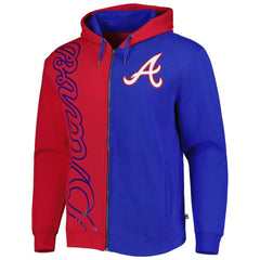 Atlanta Braves Mitchell & Ness Fleece Full-Zip Hoodie Clearance
