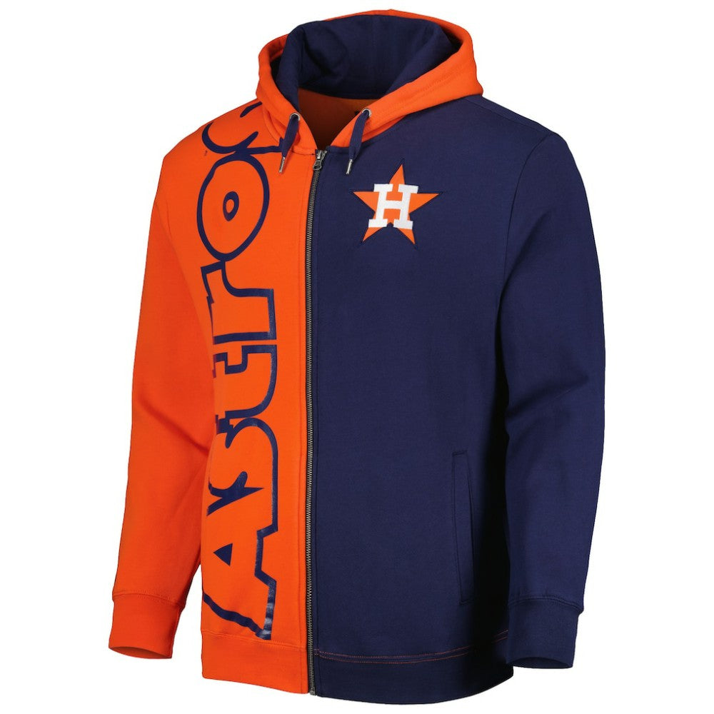Houston Astros Mitchell & Ness Fleece Full-Zip Hoodie Clearance