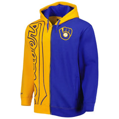 Milwaukee Brewers Mitchell & Ness Fleece Full-Zip Hoodie Near Me