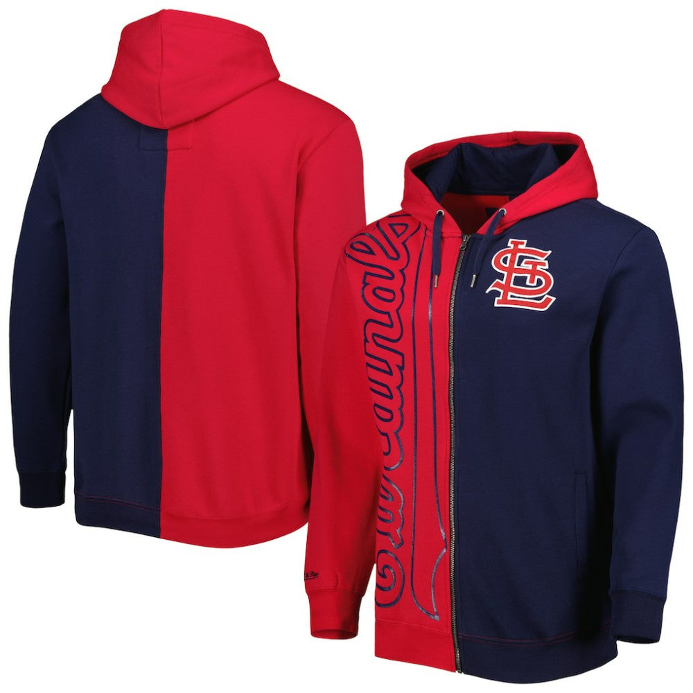 St. Louis Cardinals Mitchell & Ness Fleece Full-Zip Hoodie Clearance