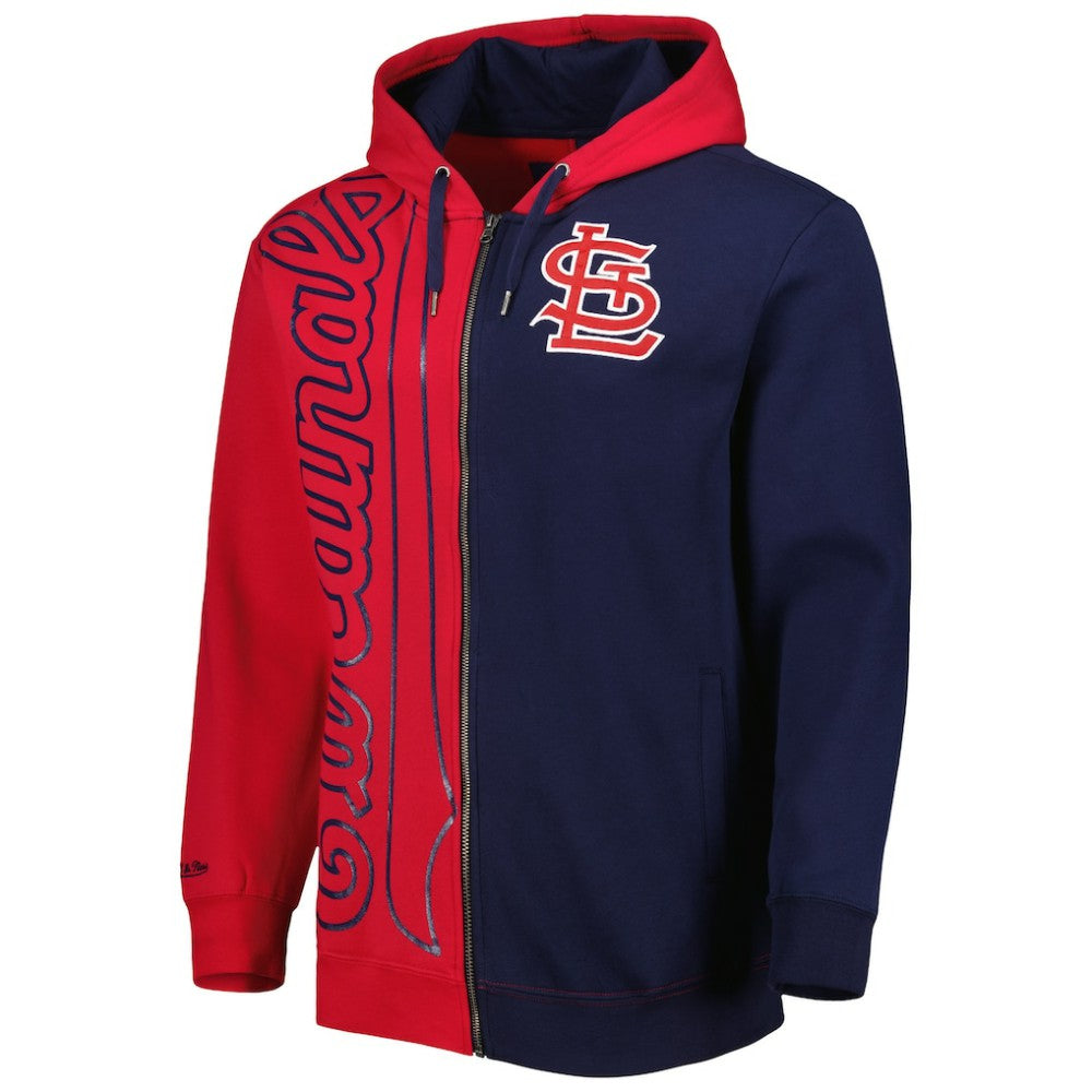 St. Louis Cardinals Mitchell & Ness Fleece Full-Zip Hoodie Clearance